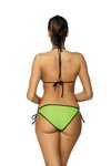 Štýlové dámske bikiny vystužené Marko Amy Smile M-485 (2) zelené