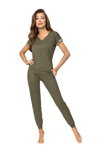 Elegantné dámske pyžamo Donna Demi khaki
