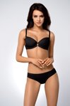 Podprsenka vystužená s push-up Ava Lingerie Impressia 146/69 čierna