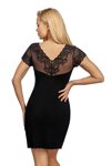 Elegantná nočná košieľka Donna Ivana čierna