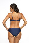Dvojdielne plavky 2x push-up Marko Magnolia Blu Scuro-Crickiet-Hollywood M-584 (5) tmavomodro-zelené