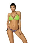 Štýlové dámske bikiny vystužené Marko Amy Smile M-485 (2) zelené