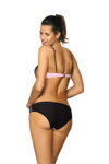 Štýlové plavky push-up Marko Charlotte Pink M-495 (3) púdrovo ružové
