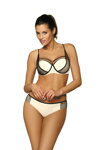 Štýlové plavky push-up Marko Charlotte Avorio M-495 (4) smotanové