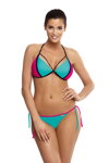 Dámske vystužené bikiny bez push-up Marko Lara Caraibi-Clematis M-511 (2) mätovo-ružové