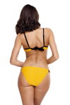 Dámske dvojdielne plavky s push-up Marko Electra Saffron M-542 (3) šafránovo žlté