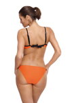 Dámske dvojdielne plavky s push-up Marko Electra Papaya M-542 (4) oranžové papája
