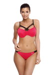 Dámske dvojdielne plavky s push-up Marko Electra Fresia M-542 (8) malinové