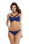 Dámske dvojdielne plavky s push-up Marko Electra Bluberry M-542 (2) tmavomodré