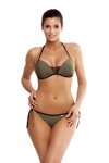 Dámske bikiny push-up Marko Janette Kaki M-547 (5) khaki