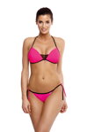 Dámske bikiny push-up Marko Janette Rosa Shocking M-547 (9) ružové