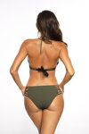 Štýlové plavky s dvojitým push-up Marko Ofelia Kaki M-559 (13) khaki-medené