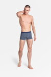 2 PACK boxerky Henderson Omen 38291 tmavomodré a šedé