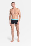 2 PACK boxerky Henderson Origin 38295 čierne a tmavomodré