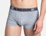 2 PACK boxerky Henderson Lynx 38833 čierne a šedé