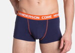 2 PACK boxerky Henderson Loyd 38837 tmavomodré a oranžové