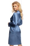 Luxusný elegantný saténový župan Irall Elodie Azure