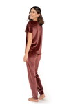 Dámske domáce oblečenie Babella Audrey burgundy