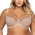 Podprsenka nevystužená Ava Lingerie Crystal Soft 1396 béžová