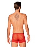 Pánske boxerky priesvitné Obsessive Obsessiver červené