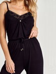 Elegantné dámske pyžamo Taro Mercy čierne