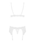 Biely sexi komplet Obsessive Pure Night 810-SEG-2