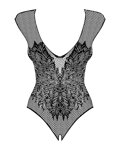 Erotické body sieťované Obsessive B112 čierne