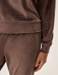 Dámske domáce oblečenie Henderson Ladies Fain 41892-84X coffee