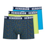 3-PACK pánske bavlnené boxerky Henderson Jet 42255-MLC Multicolor