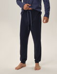 Pánske bavlnené pyžamo Henderson Jumper 41904-95X nebesky modré