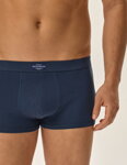 2-PACK pánske bavlnené boxerky Henderson Job 41925-MLC tmavomodrá-zelená