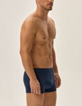 2-PACK pánske bavlnené boxerky Henderson Job 41925-MLC tmavomodrá-zelená