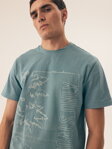 Pánske bavlnené pyžamo krátke Henderson Surf 42598-77X zelené