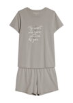 Dámske bavlnené pyžamo krátke Henderson Ladies Naturaleza 42660-07X