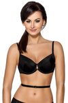 Podprsenka vystužená s push-up Ava Lingerie Impressia 146/69 čierna