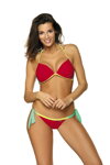 Dámske bikiny push-up Marko Brooke Red Carpet M-462 (1) červené