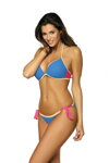 Dámske bikiny push-up Marko Brooke Royal M-462 (5) kráľovsky modré