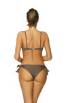 Elegantné dvojdielne plavky Marko Meredith Dark Taupe M-467 (7) mocca