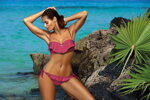 Elegantné dvojdielne plavky Marko Meredith Rose Pink M-467 (8) staroružové