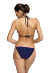 Dámske vystužené bikiny bez push-up Marko Lara Origami-Blueberry M-511 (6) ružovo-tmavomodré