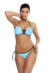 Dámske bikiny push-up Marko Janette Skipper M-547 (4) pastelovo blankytne modré