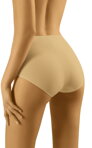 Bavlnené nohavičky s vyšším pásom pre plnoštíhle Wol-Bar Tahoo Maxi+ béžové
