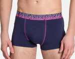 2 PACK boxerky Henderson Luxe 38835 tmavomodré a tmavoružové