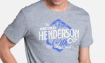 Pánske krátke bavlnené pyžamo Henderson Lars 38869-90X šedo-nebeskymodré