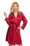Luxusný dámsky saténový župan Irall Elodie burgundy