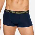 2-PACK pánske boxerky Henderson Nosh 39781-MLC zelené a tmavomodré