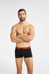 3-PACK pánske bavlnené boxerky Henderson Fair 40836-MLC čierne