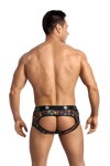 Pánske jockstrap s lebkami Anais Mexico Jock čierne