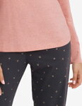 Dámske pyžamo s dlhým rukávom Henderson Ladies Glam 40936-39X ružovo-šedé