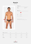 Pánske slipy s otvorom Obsessive Severio jockstrap